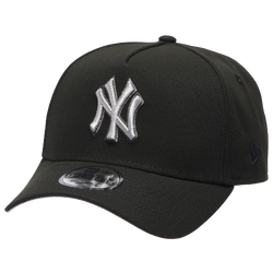 Adult - New Era Yankees 9Forty Metallic A-Frame Cap - Black/Black