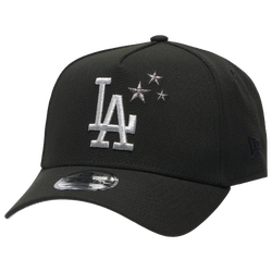 Adult - New Era Dodgers 9Forty Metallic A-Frame Cap - Black/Black