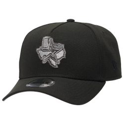 Adult - New Era Astros 9Forty Metallic A-Frame Cap - Black/Black