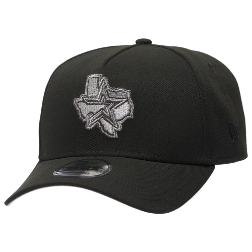New Era Houston Astros  Astros 9forty Metallic A-frame Cap In Black