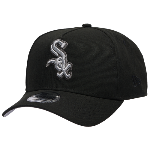 New Era Chicago White Sox  White Sox 9forty Metallic A-frame Cap In Black