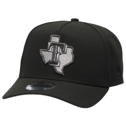Adult - New Era Rangers 9Forty Metallic A-Frame Cap - Black/Black