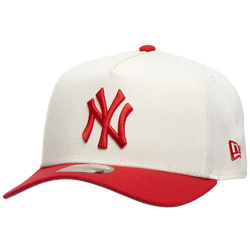 Adult - New Era Yankees 9Forty A-Frame Cap - White/Scarlet