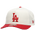 New Era Dodgers 9Forty A-Frame Cap - Adult White/Scarlet