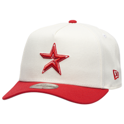 Adult - New Era Astros 9Forty A-Frame Cap - White/Scarlet