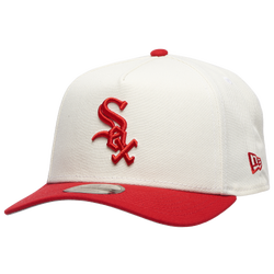 Adult - New Era White Sox 9Forty A-Frame Cap - White/Scarlet