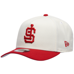 Adult - New Era Giants 9Forty A-Frame Cap - White/Scarlet