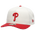 New Era Phillies 9Forty A-Frame Cap - Adult Scarlet/White