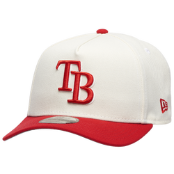 Adult - New Era Devil Rays 9Forty Cap - Scarlet/White