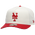 New Era Mets 9Forty A-Frame Cap - Adult White/Scarlet