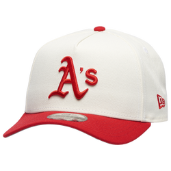 Men's - New Era Athletics 9FORTY A-Frame Cap - White/Scarlet
