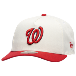 Adult - New Era Nationals 9Forty A-Frame Cap - White/Scarlet