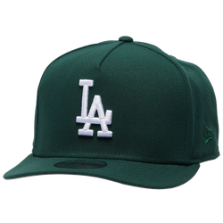 Men's - New Era Dodgers '24 WS Curved 9FIFTY A-Frame Cap - Dark Green/White