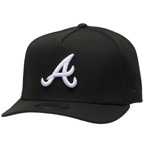 MENS - New Era Braves 30th Curved 9FIFTY A-Frame Cap - Black/White