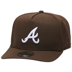 Men's - New Era Braves FS TF Curved 9FIFTY A-Frame Cap - Walnut/White