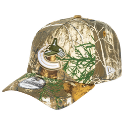 Adult - New Era Canucks 940AF Real Tree Camo Cap  - White/Camo