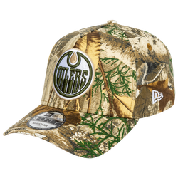 Adult - New Era Oilers 940AF Real Tree Camo Cap  - Camo/White