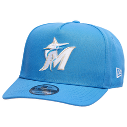 Men's - New Era Marlins 950AF Curve 30th Anniversary Cap - Carolina/Carolina