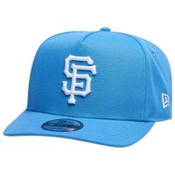 Men's - New Era Gaints 950AF Curve 60th Anniversary Cap - Carolina/Carolina