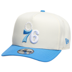 Men's - New Era 76ers 950AF Curve Chrome Cap - Tan/Carolina