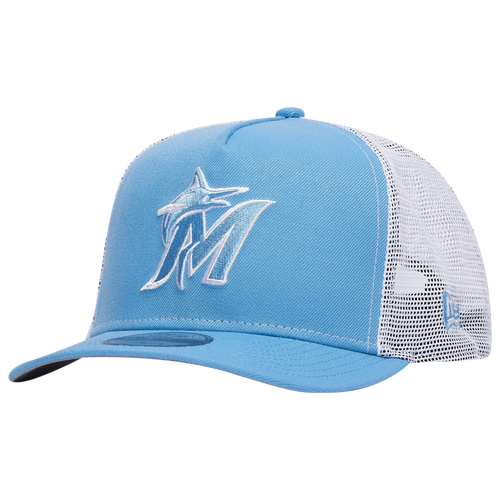 MENS - New Era Marlins 950AF Curve 25th Aniv Sky Cap - Tan/Blue