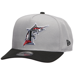 Men's - New Era Marlins 950AF Curve 10th Anniversary Cap - Gray/Black