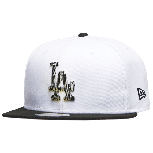 MENS - New Era Dodgers 5950 50th Anniversary Cap - Black/White
