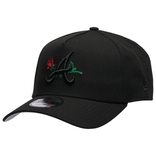 New Era Mens Atlanta Braves  Braves Bob Rose 9forty A-frame Cap In Black