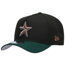 Men's - New Era Astros 9FORTY A-Frame Metallic Cap - Black/Green