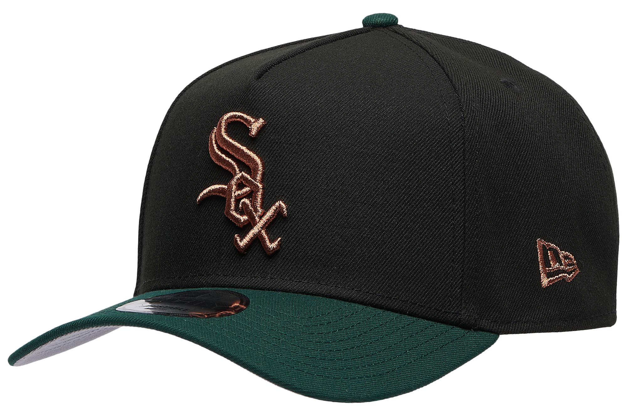 New Era White Sox 9FORTY A-Frame Metallic Cap - Men's | Champs Sports