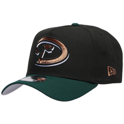 Men's - New Era Diamondbacks 9FORTY A-Frame Metallic Cap - Black/Green