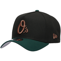 Men's - New Era Orioles 9FORTY A-Frame Metallic Cap - Green/Black