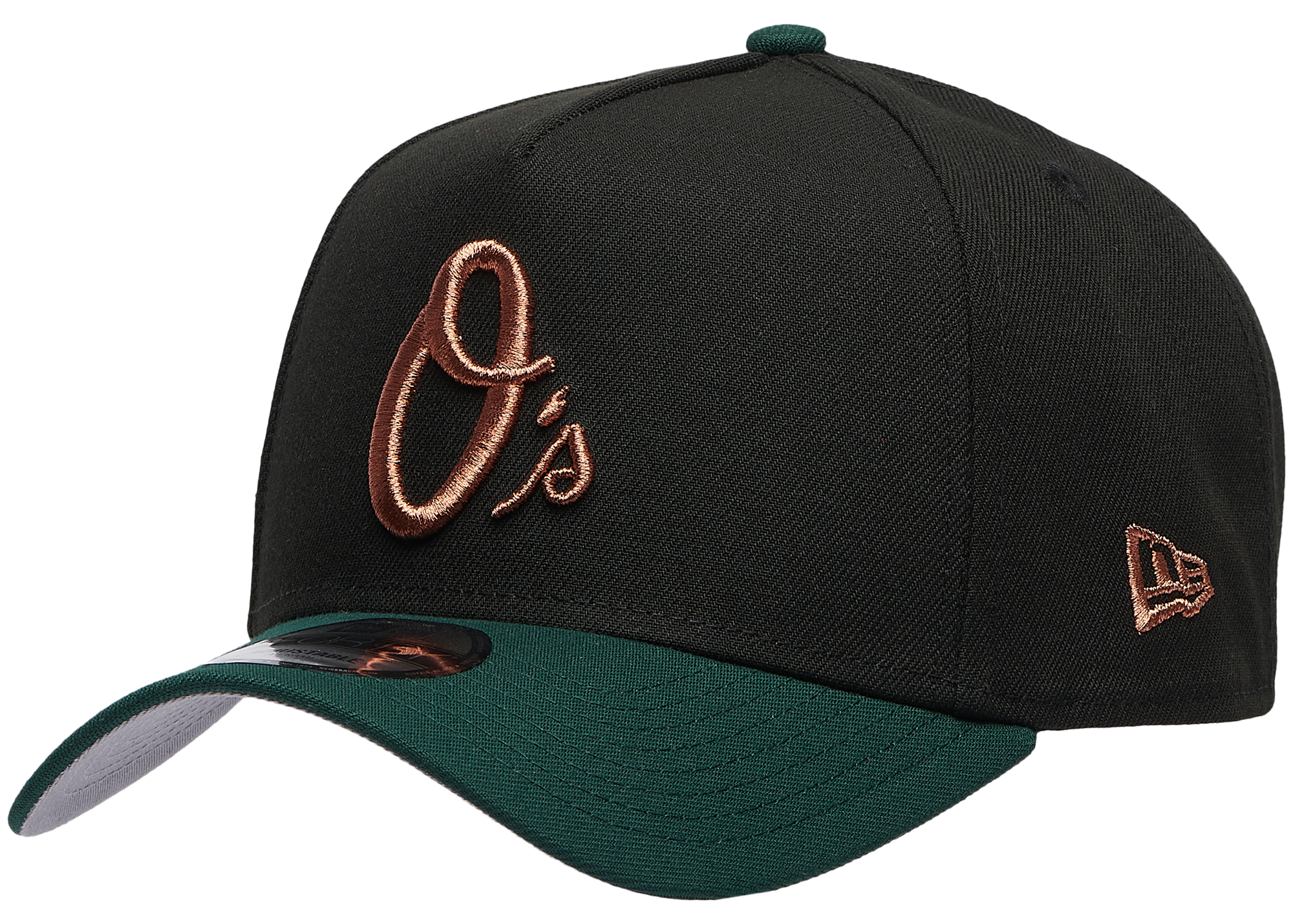New Era Orioles 9FORTY A-Frame Metallic Cap - Men's