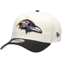 Men's - New Era Ravens 9FORTY A-Frame Cap - White/Black