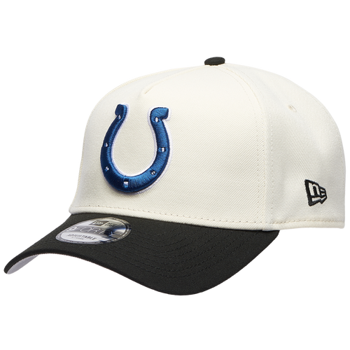 New Era Mens Indianapolis Colts Colts 9FORTY A-Frame Cap - - White / Black