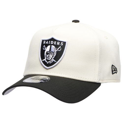 New Era Mens Oakland Raiders Raiders 9FORTY A-Frame Cap - - White / Black