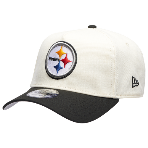 New Era Mens Pittsburgh Steelers Steelers 9FORTY A-Frame Cap - - White / Black