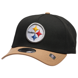 Men's - New Era Steelers 9FORTY A-Frame Cap - Tan/Black
