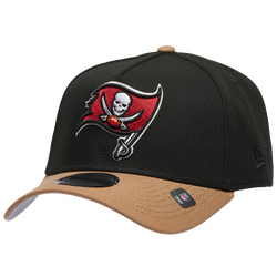 Men's - New Era Buccaneers 9FORTY A-Frame Cap - Black/Tan