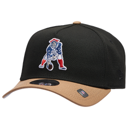 Men's - New Era Patriots 9FORTY A-Frame Cap - Black/Tan