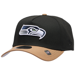 Men's - New Era Seahawks 9FORTY A-Frame Cap - Black/Tan