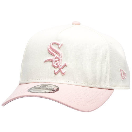 New Era Chicago White Sox  White Sox 9forty A-frame Cap In Chrome/pink Rouge