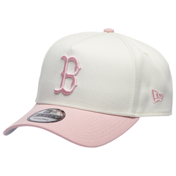 Adult - New Era Red Sox 9FORTY A-Frame Cap - Chrome/Pink Rouge