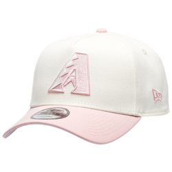 Adult - New Era Diamondbacks 9FORTY A-Frame Cap - Chrome/Pink Rouge