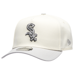 Men's - New Era White Sox 9FORTY A-Frame Metallic Cap - Chrome/Silver