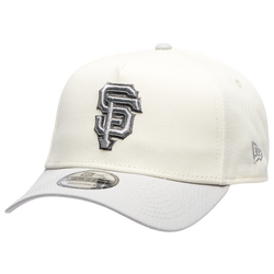 Men's - New Era Giants 9FORTY A-Frame Metallic Cap - Chrome/Silver