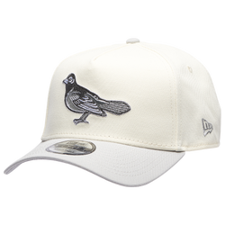 Men's - New Era Orioles 9FORTY A-Frame Metallic Cap - Chrome/Silver