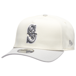Men's - New Era Mariners 9FORTY A-Frame Metallic Cap - Chrome/Silver