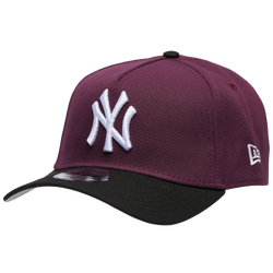 Adult - New Era Yankees 9FORTY A-Frame Cap - Plum/Black