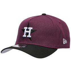 Adult - New Era Astros 9FORTY A-Frame Cap - Black/Plum
